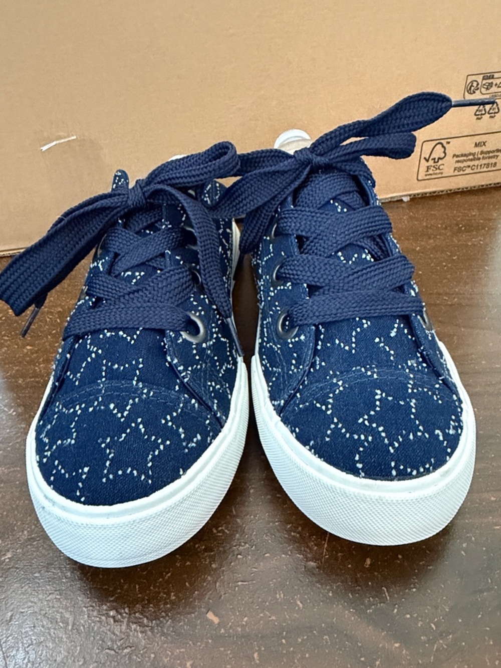 Rocket Dog Navy Blue Star Cheery Mule Sneakers | Plush Foam Slip-On size 10 - Picture 2 of 7
